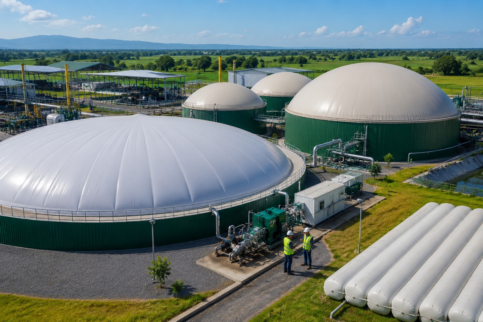 How PVC-Coated Fabric Enhances the Life of Biogas Balloons