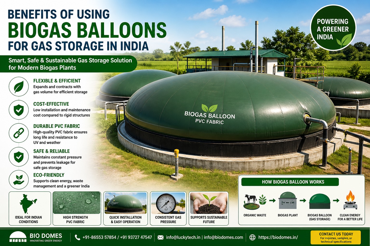 Biogas Balloons: A Smart Renewable Energy Solution for Rural India 