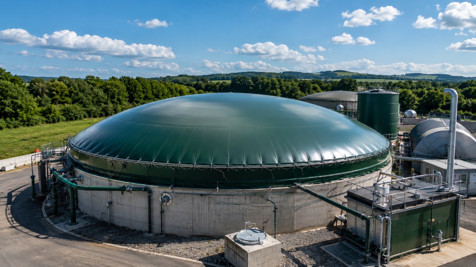 Why PVC Coated Fabric Is the Best Material for Biogas Cover