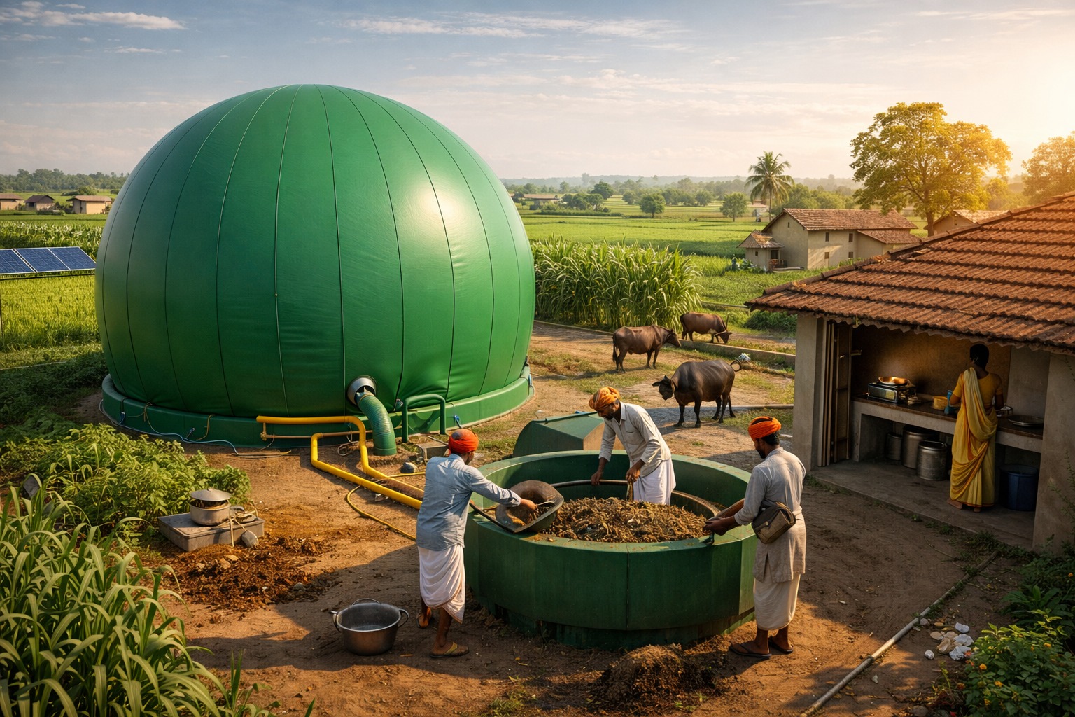 Biogas Balloons: A Smart Renewable Energy Solution for Rural India 
