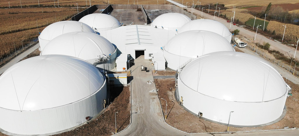 Characteristics of Double Membrane Gas Holder