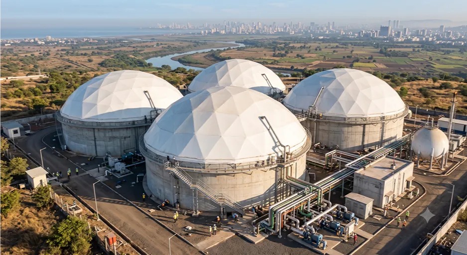Fabric Manufacturing for Digester Mounted Dome Covers