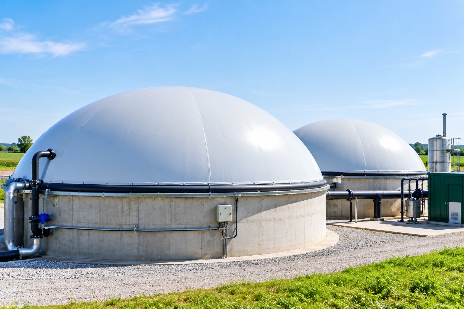 Digester Mounted Domes for Biogas Plants: Where They Fit