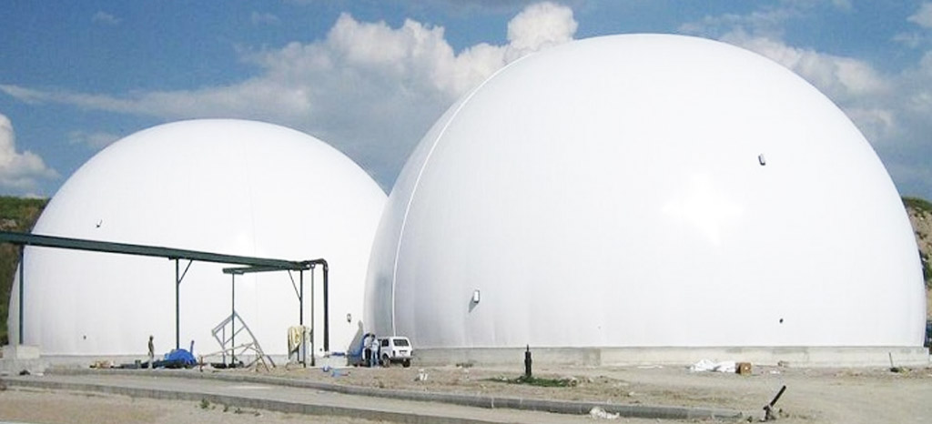 Double Membrane Gas Holder