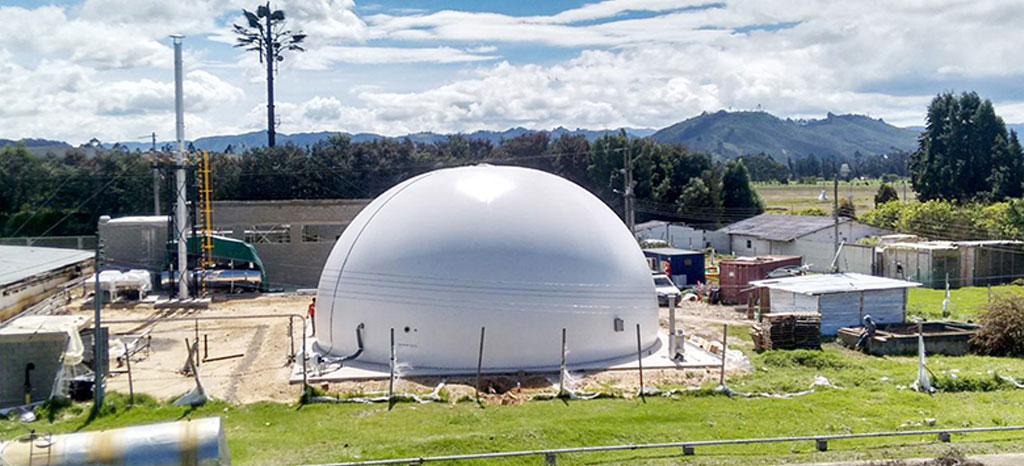 Dual Membrane Biogas Dome