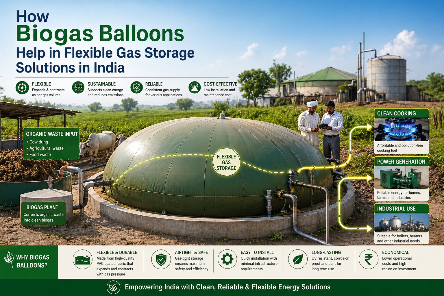 Biogas Balloons: A Smart Renewable Energy Solution for Rural India 