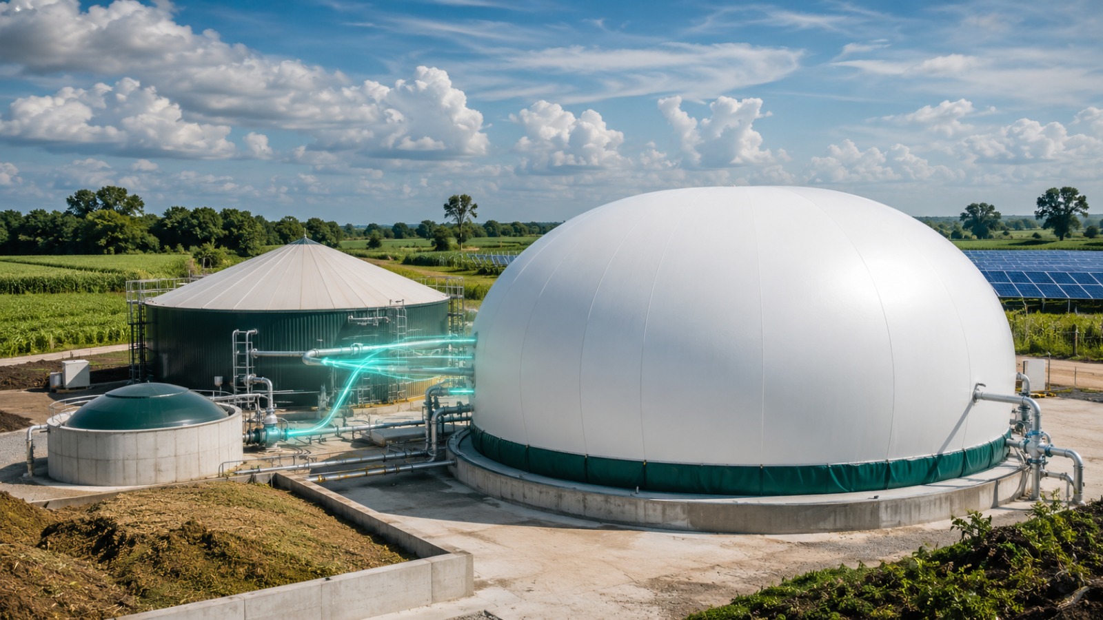 Why PVC Coated Fabric Is the Best Material for Biogas Cover