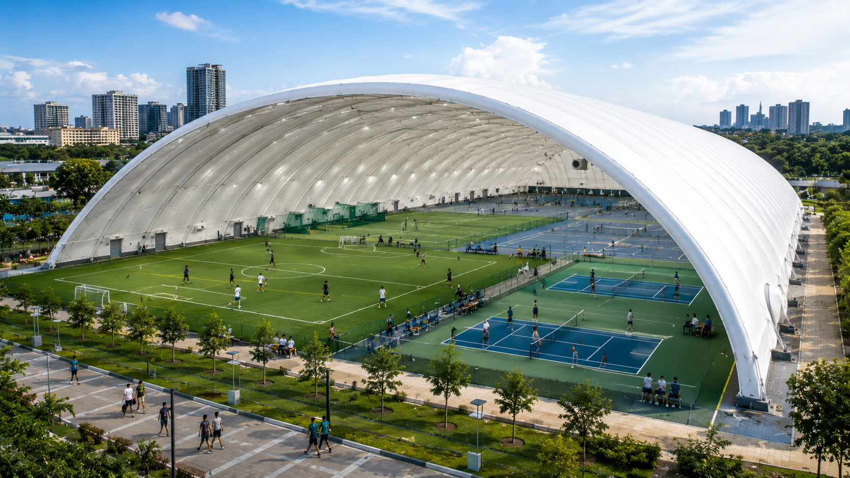 Sports Domes Work Manufacturer, Supplier and Exporter