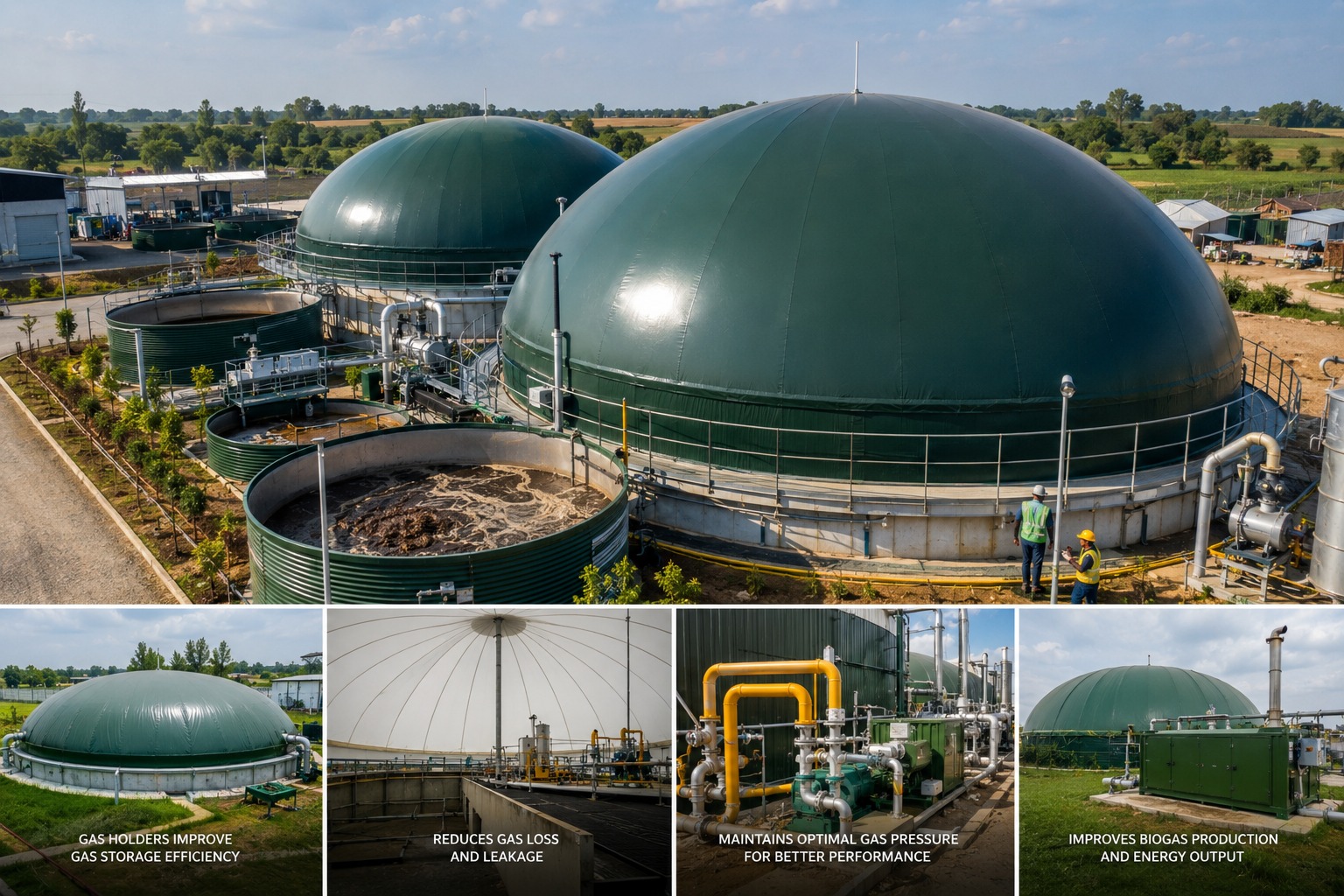 How PVC-Coated Fabric Enhances the Life of Biogas Balloons