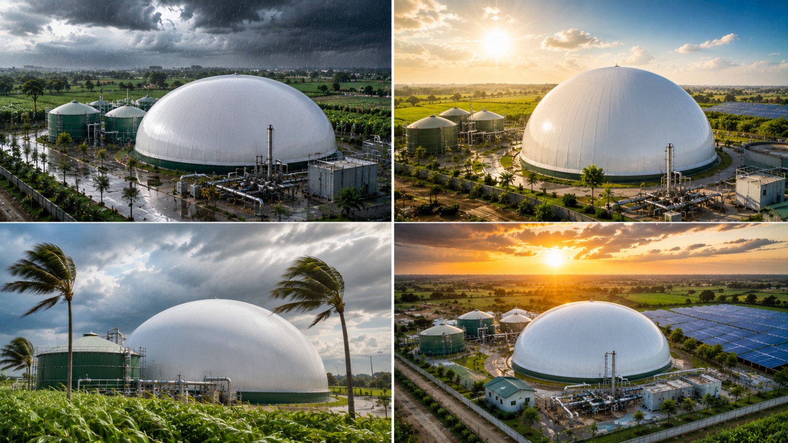 Why PVC Coated Fabric Is the Best Material for Biogas Cover