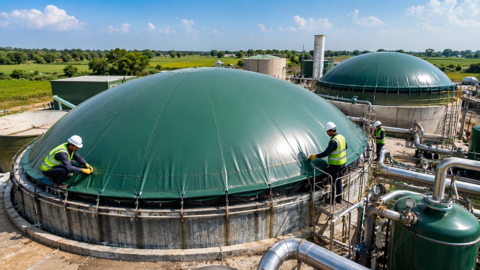 Why PVC Coated Fabric Is the Best Material for Biogas Cover