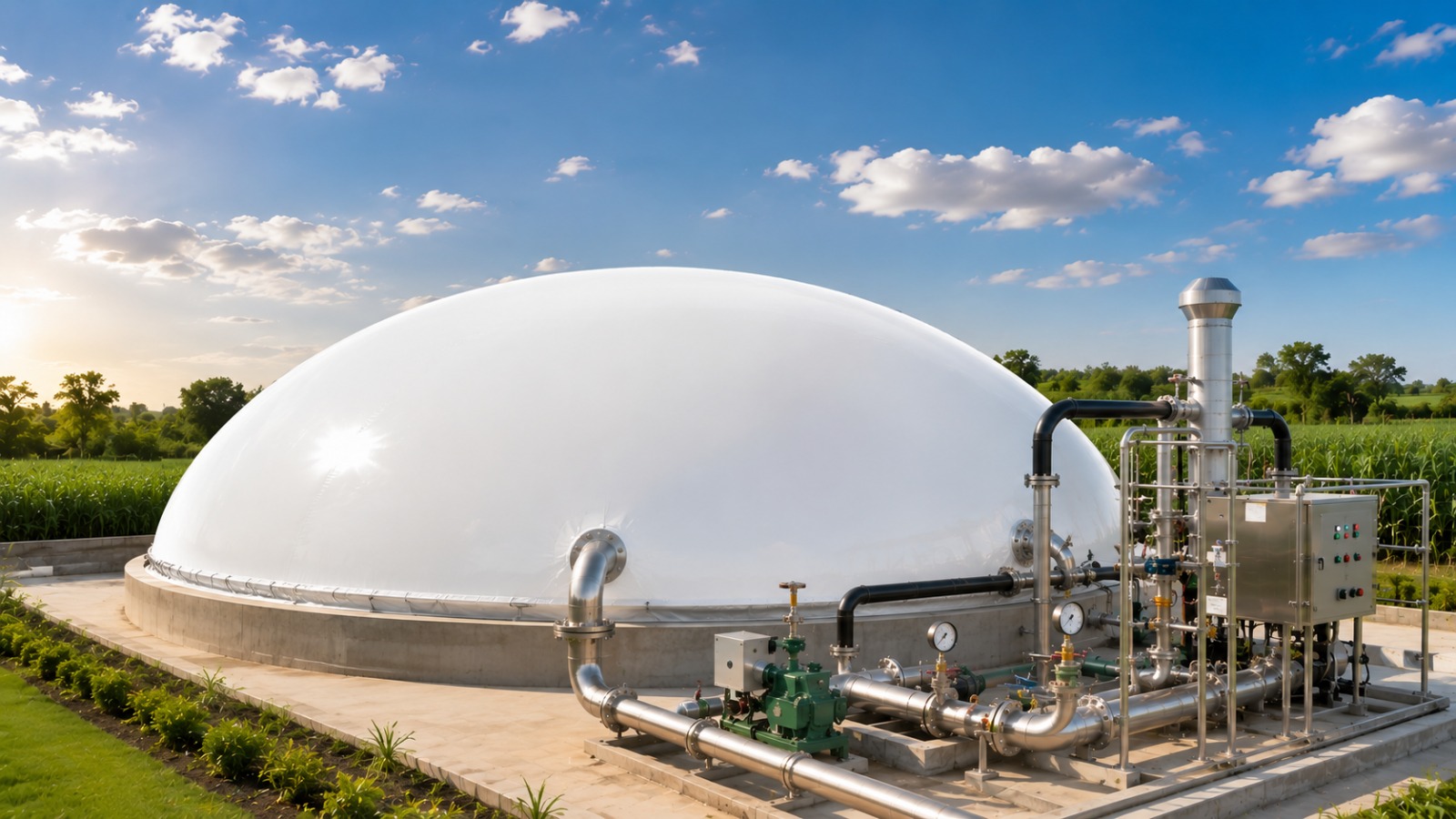Why PVC Coated Fabric Is the Best Material for Biogas Cover