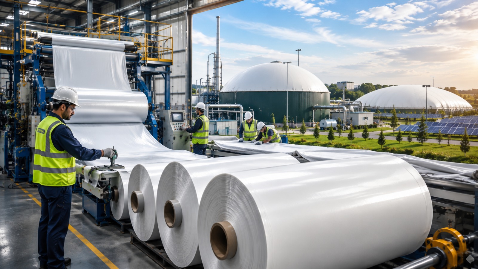 Why PVC Coated Fabric Is the Best Material for Biogas Cover