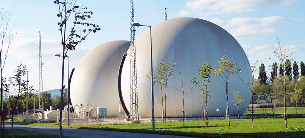 Double Membrane Gas Holder