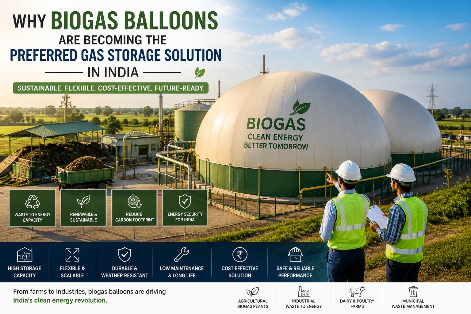 Biogas Balloons: A Smart Renewable Energy Solution for Rural India 