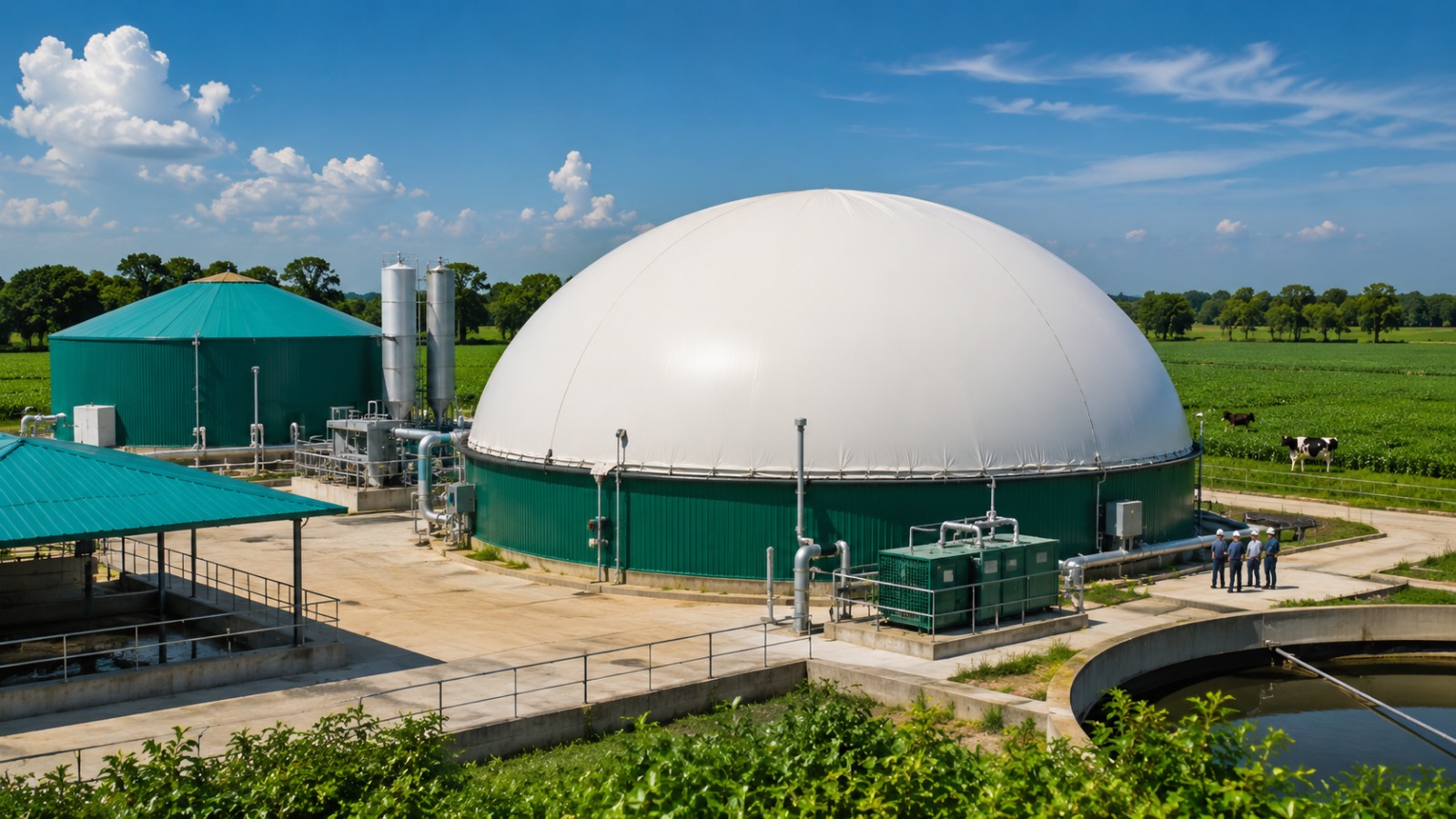 Why PVC Coated Fabric Is the Best Material for Biogas Cover