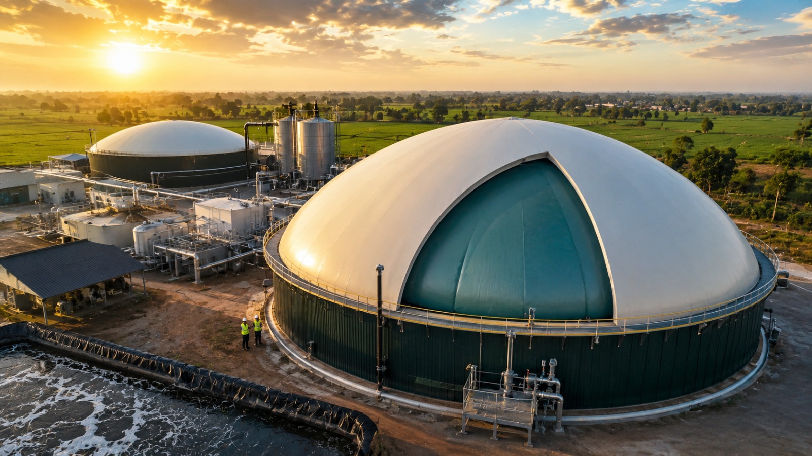 Why PVC Coated Fabric Is the Best Material for Biogas Cover